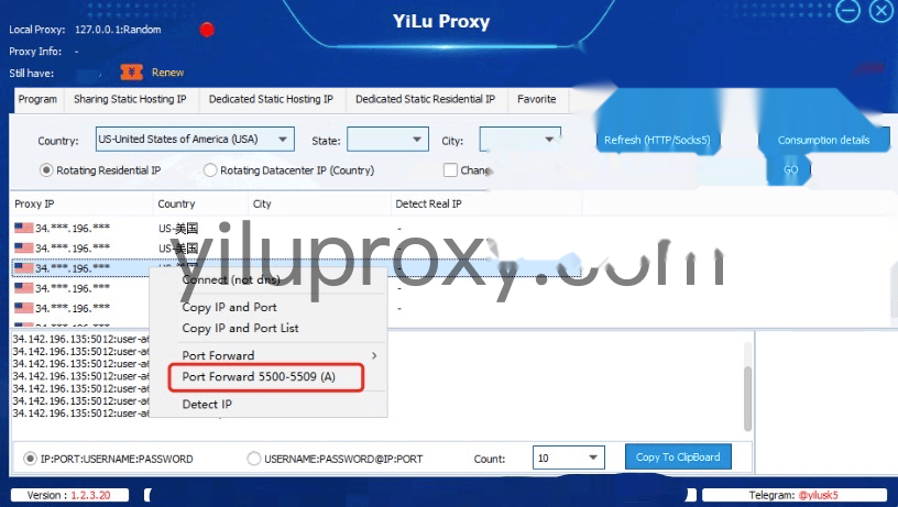 How does YiLuProxy implement batch forwarding IP to ports? - YiLuProxy Q&amp;A | YiLuProxy Q&amp;A related image